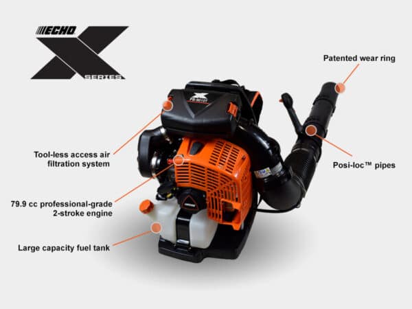 Echo PB-9010 Backpack Blower diagram of components